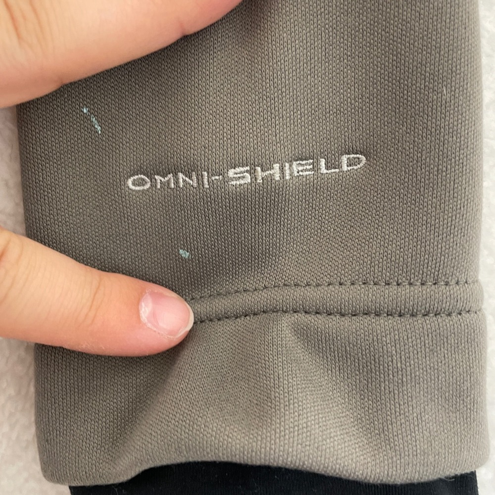 Columbia Omni Shield Full Zip Hoodie Fleece Lined Gray Size S - Picture 4 of 15